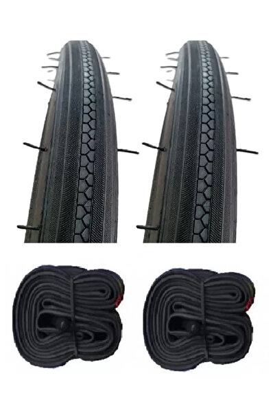 DIAMOND 27 Jant 27x1 1/4 (28/32-630) Bisiklet Dış Lastiği X 2 Adet + Leo İç L...