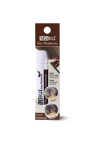 Mara Açık Kahverengi Saç Maskarası 6 ml