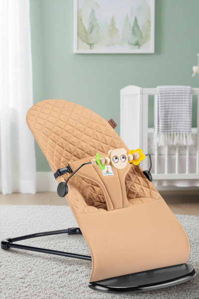 ATLAS BABY&CHILD Softino Ahşap Oyuncaklı Ana Kucağı Katlanabilir Ve Kolay Taş...