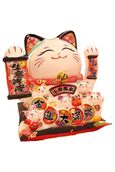 MOBI Pisica Decorativa a Aurului Purtator de Noroc si Reusite Mari