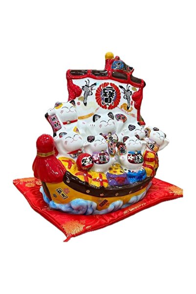 MOBI Navă decorativă norocoasă - vas al bogăției și prosperității