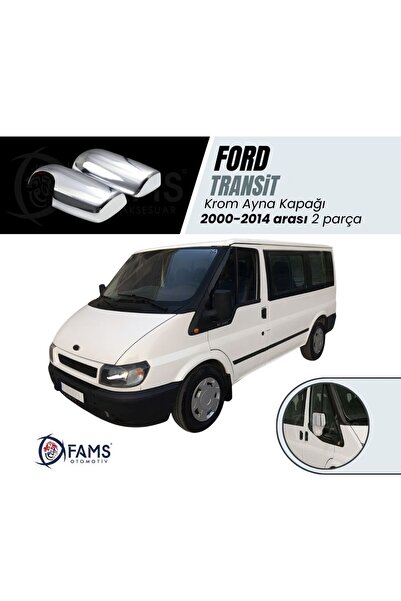 FAMS OTO AKSESUAR F, Transit Krom Ayna Kapağı 2 Prç, 2000-2014 P, Çelik