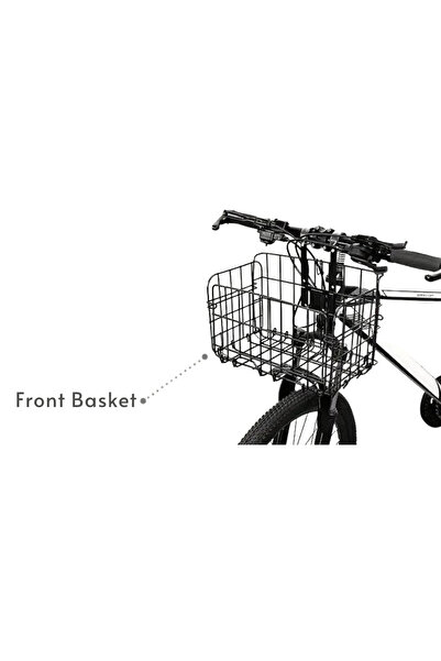 Streak Katlanır Bisiklet Sepeti Ön Gidon Uyumlu Eşya Taşıma Sepet Askılı Metal