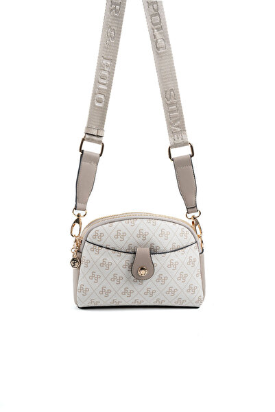 Silver Polo Γυναικεία τσάντα χιαστί Beige - Sand SP1144