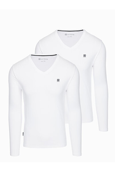 OMBRE Sada 2 triček s dlouhým rukávem Z103 V-4