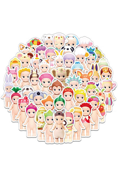 Choice 50 قطعة من ملصقات زاوية سوني الإبداعية، أغطية هواتف مزخرفة، أكواب مياه لأجهزة الكمبيوتر المحمولة، اصنعها بنفسك