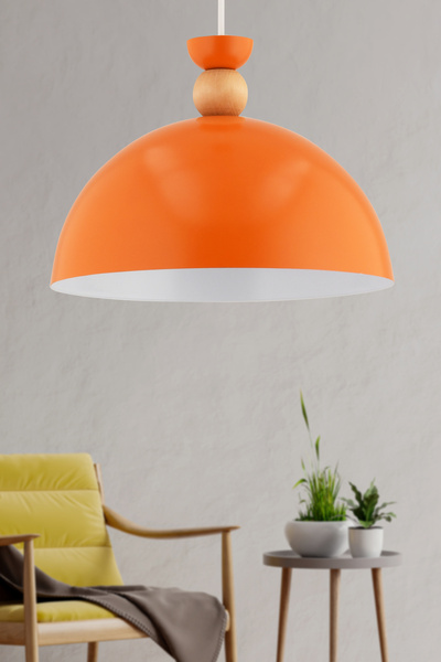 İstanbul Avize Star Tekli Truncu Sarkıt Sıvama Metal Ahşap Başlıklı Lüx Avize