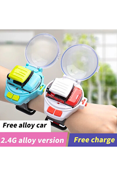 LEBLOU Watch bracelet with toy SUV car inside made of aluminum, battery in the car