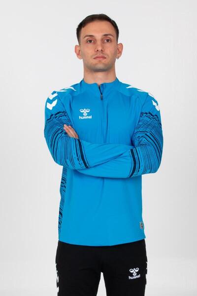 hummel Line Antrenman Eşofman Üstü Turkuaz