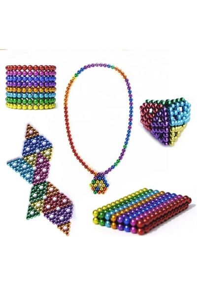 NEO Sihirli Manyetik Toplar Dyum Mıknatıs Küp Bilye 150 Adet Cube Küp Dymium