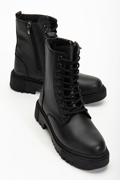 Cyber Fur Boots Rubber Durable Sole Water Repellent