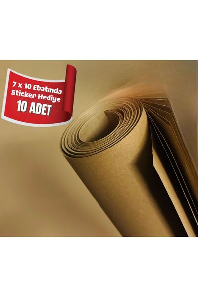 ORCOPY Kraft Kağıt 10 Adet 100 X140 Cm ambalaj ve Çeyiz tabak eşya paketleme ...