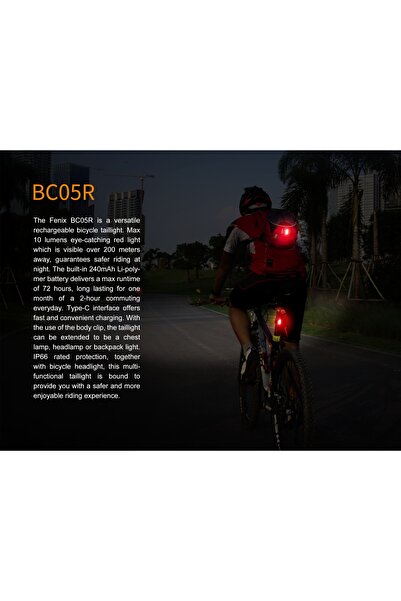 Fenix BC05R - Bicycle Rear Light