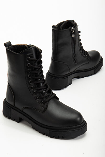 Cyber Fur Boots Rubber Durable Sole Water Repellent