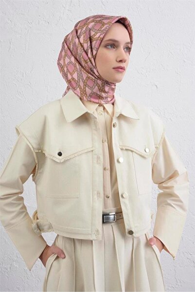 Armine Φουλάρι Sura Pure Silk 9410 - 05 Μικτό σχέδιο ροζ