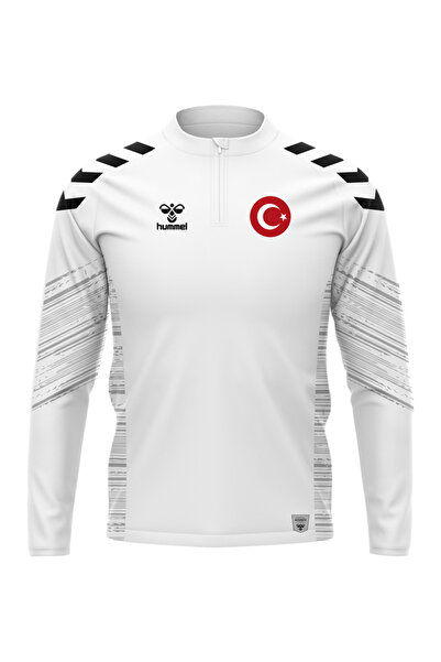 hummel Milli Takım Line Antrenman Eşofman Üstü Beyaz