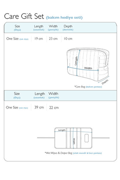 Atelier Babbi 100% Cotton Baby Care Gift Set - Tiny Flowers / Red