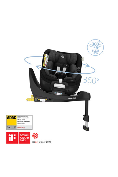MAXİ-COSİ Maxi-Cosi Mica Pro Eco I-Size ADAC'lı İsofix'li 360 Dönebilir Yatab...