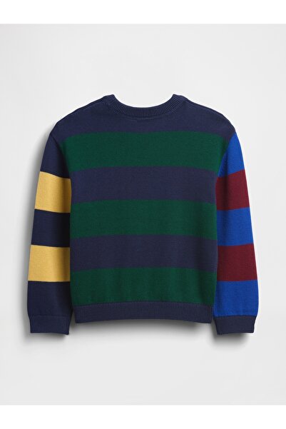 GAP Erkek Bebek Çok Renkli Bisiklet Yaka Kazak