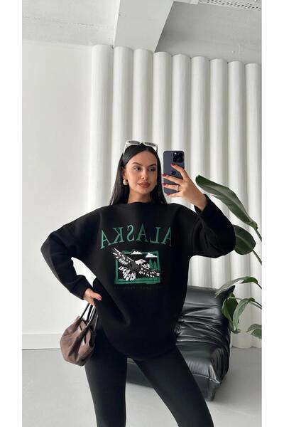 mydukkan.co ألاسكا بثلاثة خيوط - عرق أسود كبير الحجم