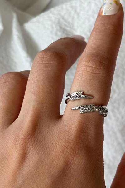Leo'Stone Special Series Lightning Design Adjustable Women's Ring