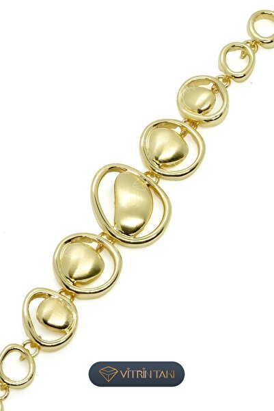 Çelik Altın Renk Vip Bileklik