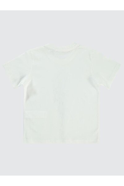 Superman Şimşek Printed 2-5 Years Old T-Shirt - Ecru 2-3 Years Old