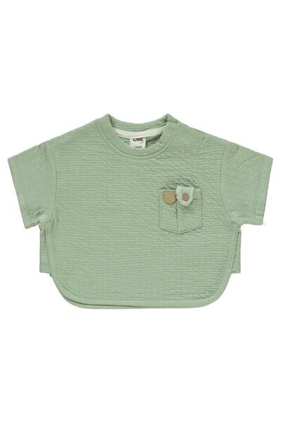 Civil Baby Button Detailed 6-18 Month Set - Khaki6-9 Months