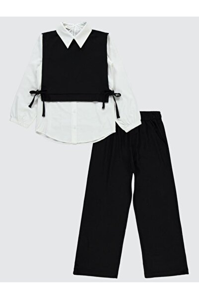 Civil Girls Süeterli 10-13 Yaş Takım - Siyah11-12 Yaş