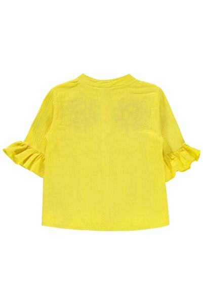 Civil Girls Valon Sleeve 2-5 Years Old Shirt - Yellow2-3 Years Old
