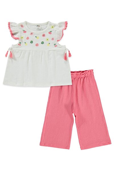Civil Baby Embroidered 6-18 Month Set - Ecru18-24 Months