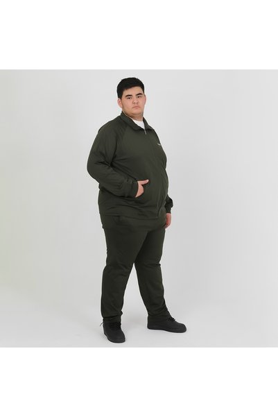 Ramon Miele Men's Plus Size Diving Fabric Tracksuit