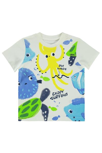 Civil Boys Μπλουζάκι για αγόρι 2-5 ετών - Εκρού