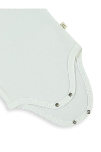 Civil Boys بيبي سيفيل فلات زيرو سولت 3-9 أشهر بادي مع مشبك - أبيض 3-6 أشهر