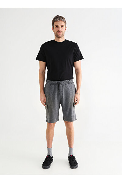 Black On Black Antrasit Erkek Sweat Şort E-olef
