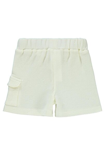 Civil Baby Mobil Aksesuarlı 6-18 Ay Şort - Ekru 18-24 Ay