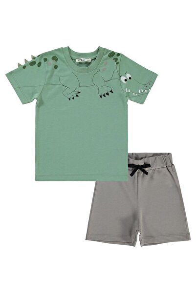 Civil Boys Set Crocodil cu imprimeu pentru 2-5 ani - Kaki 4-5 ani