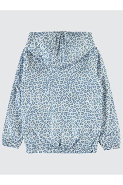 Civil Girls Leopard Printed Raincoat for Ages 10-13 - Blue10-11 Years Old
