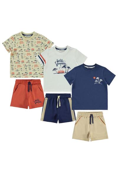 Civil Boys مجموعة من 3 قطع لعمر 2-5 سنوات - قياسي لعمر 3-4 سنوات