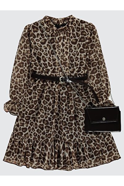 Pierre Cardin 6-9 Yaş Elbise - Kahverengi6-7 Yaş