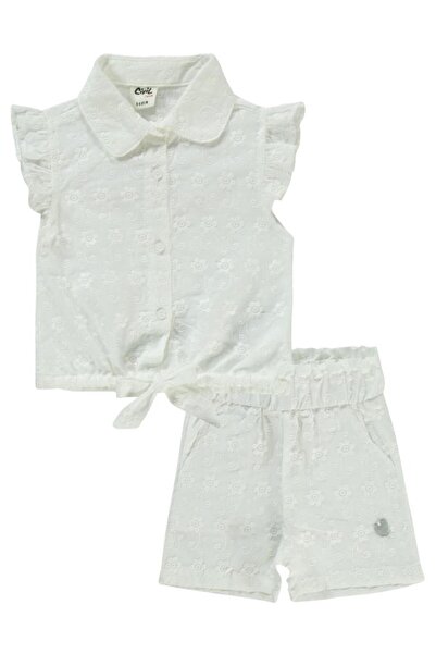 Civil Baby Embroidered 6-18 Month Set - Ecru6-9 Months