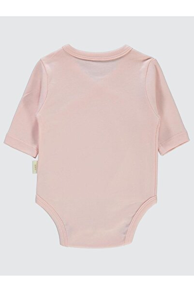 Civil Baby Органичен памучен боди с кръстосано закопчаване и копчета за 0-6 м...