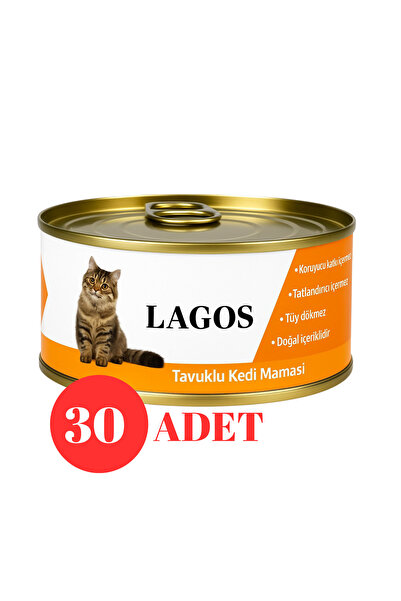LAGOS PET Lagos Tavuklu Kedi Maması 150gr x 30 Adet
