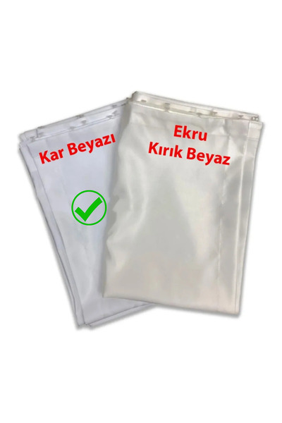 Perde Pendik Güneşlik Perde Beyaz Saten Kalın 1. Sınıf, Kullanıma Hazır, Saten, Fon Perde, Tül Perde, Kar Beyazı