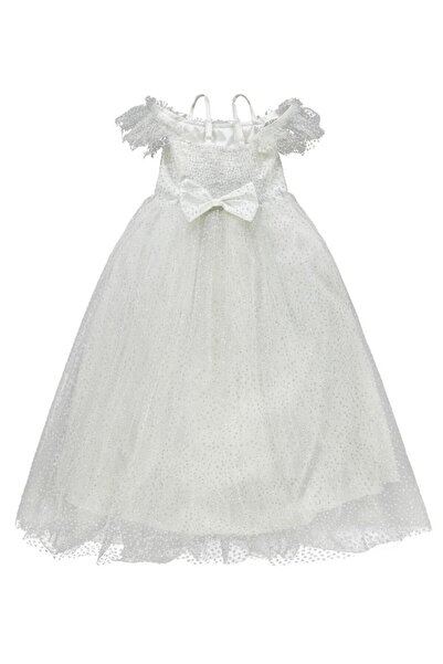 Civil Girls Kız Çocuk Abiye 6-9 Yaş Krem