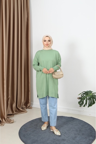 NİSUM MODA Τουνίκ Mercerized με σχισμή