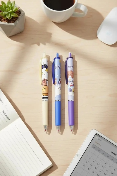 Miniso We Baby Bears Lisanslı Basmalı Jel Kalem