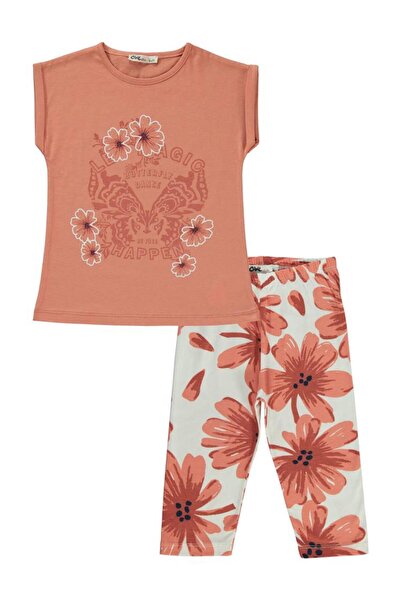 Civil Girls Kız Çocuk Takım 6-9 Yaş Şeftali