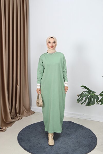 NİSUM MODA Mercerized Dress with Glitter Detail