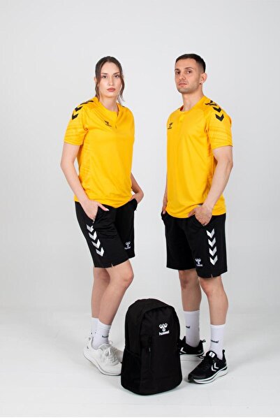 hummel Μπλουζάκι Line Camping Κίτρινο